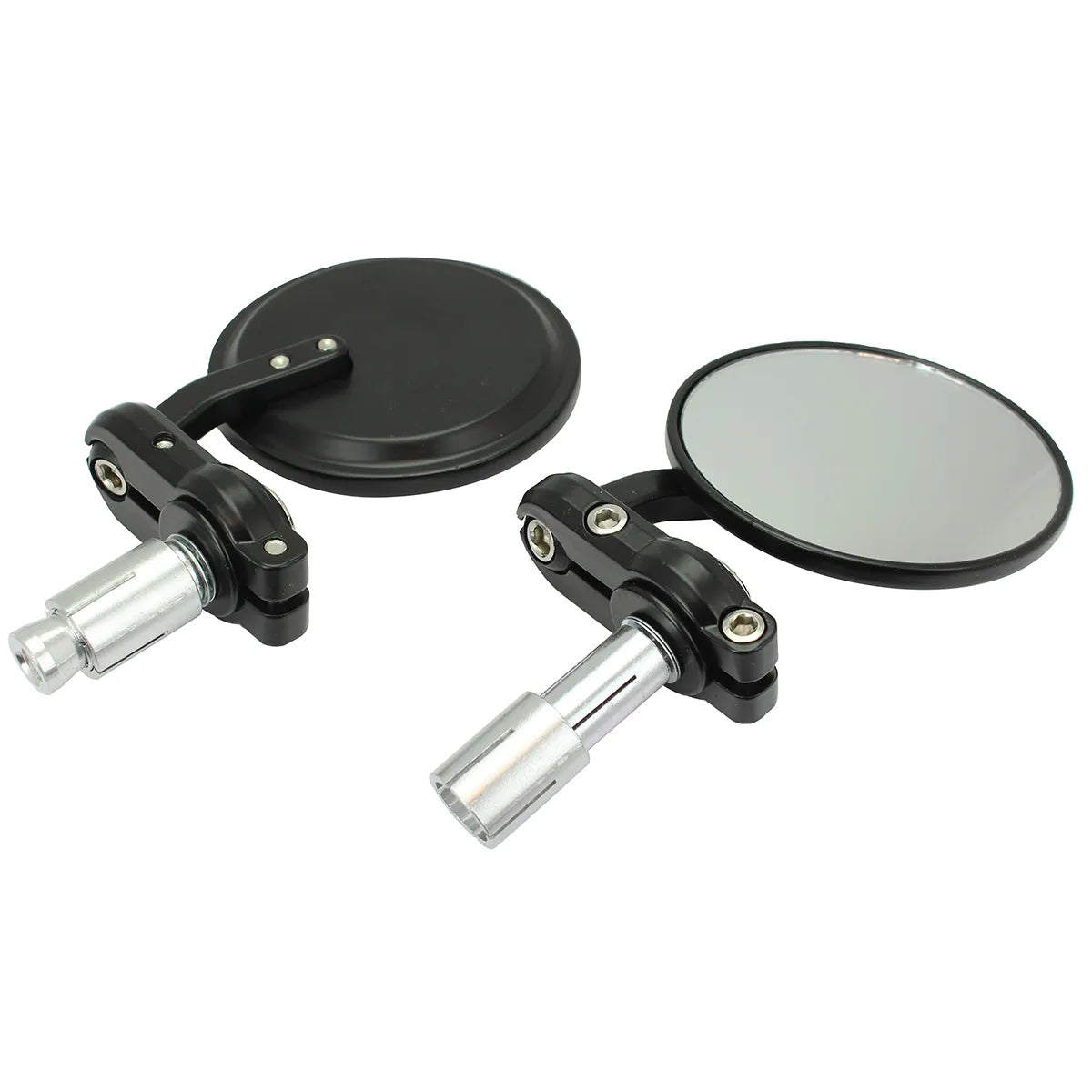 Mirror Set bar end mounted vintage black