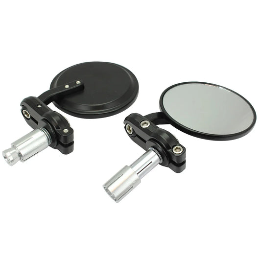 Mirror Set bar end mounted vintage black